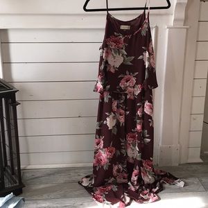Altard state floral maxi dress size medium